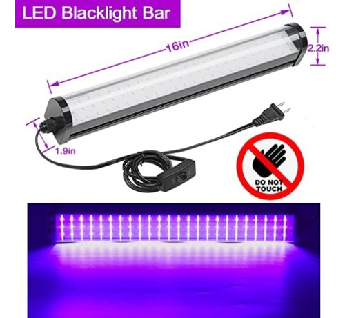 Barra De Luz Led Negra De 25 W Mejorada - Chip Led Grande De