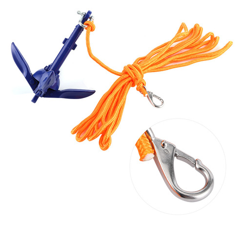 Kit De Anclaje Plegable Boat Anchor Marine, Gancho De Cuerda