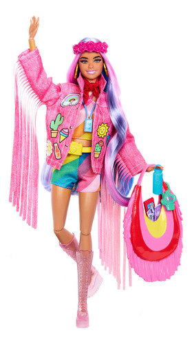 BARBIE, Set de Juego, Colección Extra Fly, Muñeca Look de Desierto, Juguetes para Niñas, Edad 3 Años en Adelante