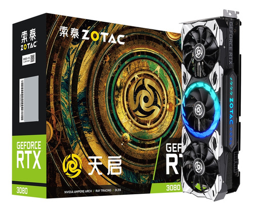 Placa De Video Zotac Geforce Rtx 3080-10g6x Goc 10gb