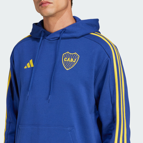 Buzo Con Capucha Boca Juniors Dna Jf0414 Adidas