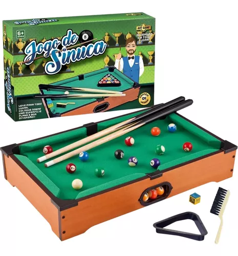 Jogo Bilhar Sinuca Com 15 Acessórios Brinquedo Infantil - Compre