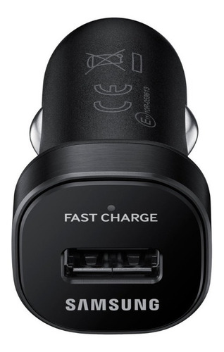 Imagen 2 de 4 de Cargador Auto Samsung Rapido + Adaptador S10 S9 S8 Plus S10e