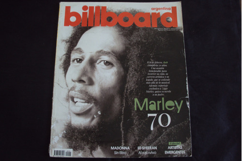 Revista Billboard Argentina # 19 - Tapa Bob Marley