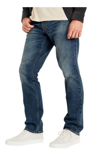 Jeans Hombre Old Navy Straight Built-in Flex Azul