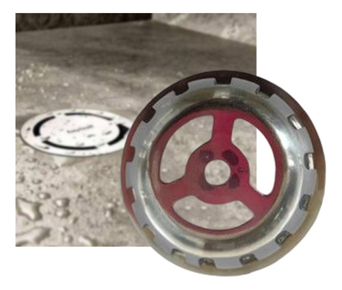 Desagüe Cubierta De Bajante Filtro De Lluvia De 3.5in Plata