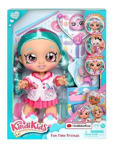 Muñeca Shopkins Kindi Kids Cindy Pops Doctora C/accesorios