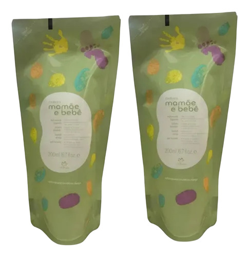 Natura Kit 3 Refis Sabonete Líquido Mamãe 200ml Cada