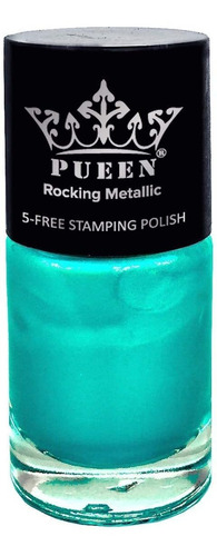 Pueen Rocking Metalica Esmalte De Uñas Para Nail Stamping 