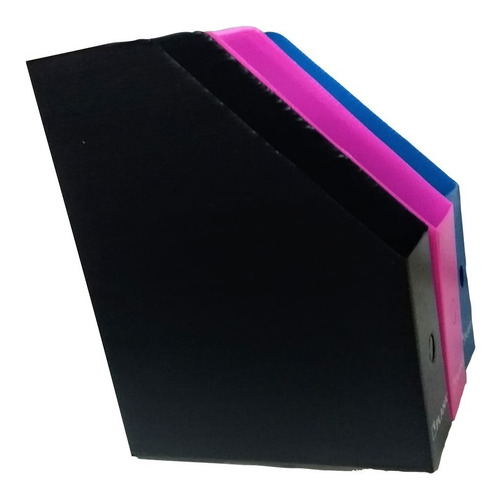 Imagen 1 de 4 de Revistero De Corrugado Plástico De 31x25x8cm Plana