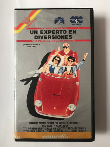 Vhs Ferris Bueller Day Off Un Experto En Diversiones Matthew (Usado)