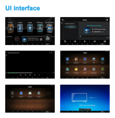 Monitor Para Reposacabezas De Coche, Parte Trasera Universal