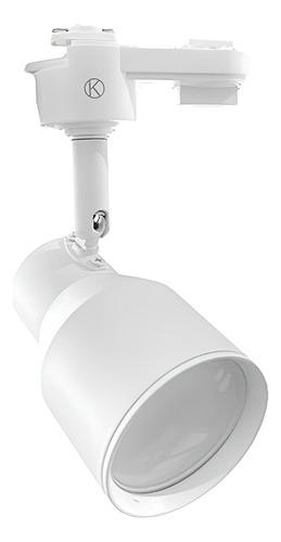 Foco Led Decorativo Riel Monofásico Gu-10 Elnath Blanco