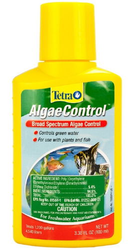 Acondicionador Control De Alga Tetra 100 Ml Algae Peces Acua