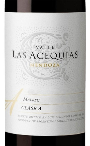 Valle Las Acequias Clase A Malbec 2022 Segundo Correas 750ml