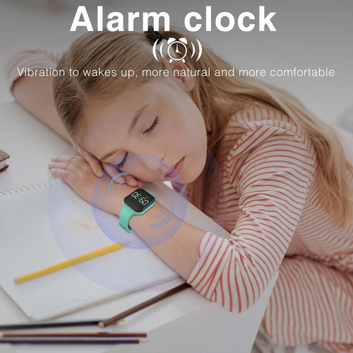 Reloj Led Para Niños, Con Podómetro, Cuenta Pasos, Calorías