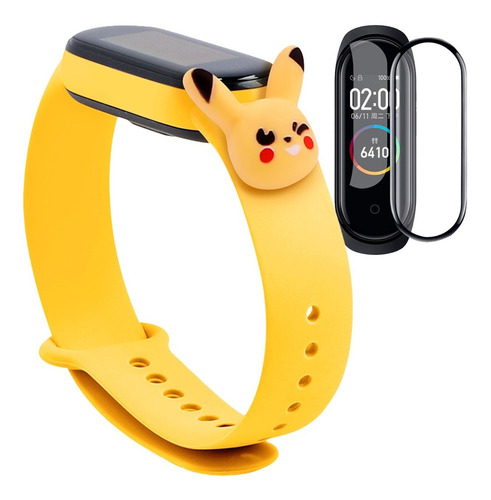 Correa Para Xiaomi Mi Band 5 Personajes Varios +mica Premium