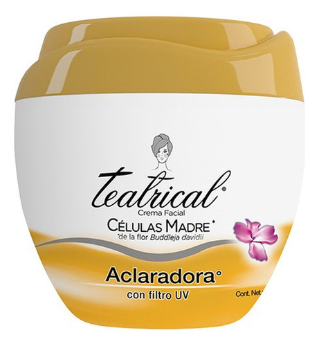 Teatrical Crema Facial Aclaradora Celulas Madre 100g Momento de aplicación Día/Noche Tipo de piel Todo tipo