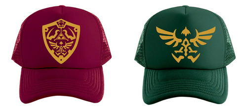 Zelda Gamer Pack Gorras Truckers X 2 Unid 