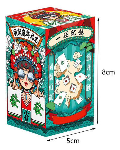 Jongg Juego De Cartas De Viaje 144 Cartas/juego Estilo B