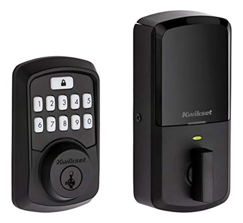 Kwikset 99420-003 Aura Bluetooth Cerradura De Puerta Con Tec