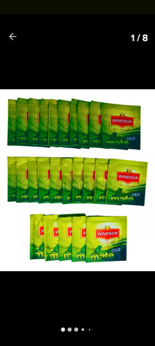 Te Mate De Coca Windsor X 25 Saquitos En Sobre Individual