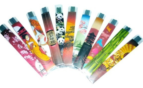 Imagen 4 de 7 de 100 Pares Palito Hashi Sushi Con Papel Y Funda 6870 Xaviplas