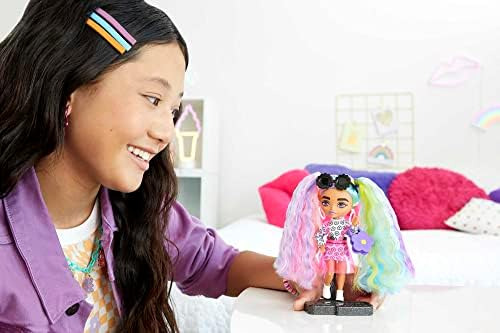 Muñeca Barbie Extra Minis 6 (5,5 Pulgadas) Con Cabello De Ar