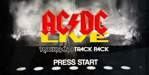 Ac/dc Live Rock Band Track Pack Para Xbox 360 Físico (Usado)