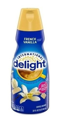 Crema Cafe Liquida Delight French Vanilla 946ml Importado