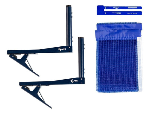 Kit Tênis De Mesa Com Suporte, Rede E Régua, Modelo Jacaré