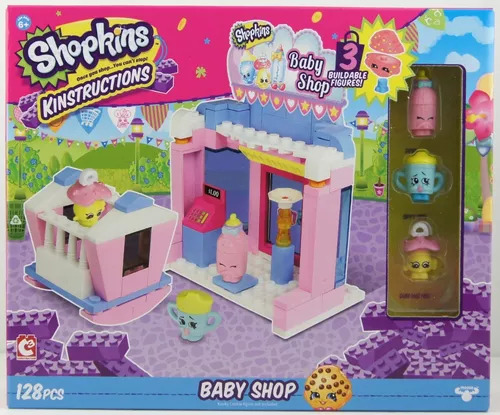 Shopkins Armables Guardería Kinstructions 128 Piezas