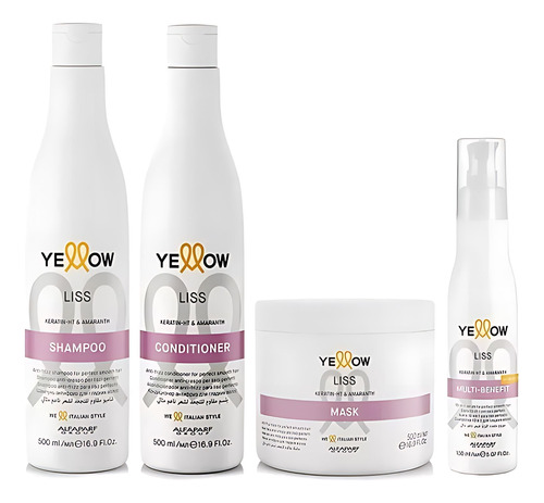 Yellow Liss Shampoo Acondicionador Mas