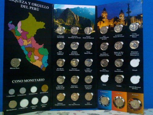 Colección De Monedas Riquezas Y Orgullo Del Perú