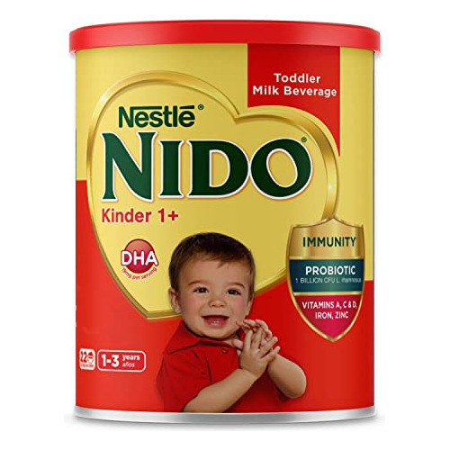 Nestlé Nido Kinder 1+ Leche En Polvo Bebidas 1,76 Libras Fra