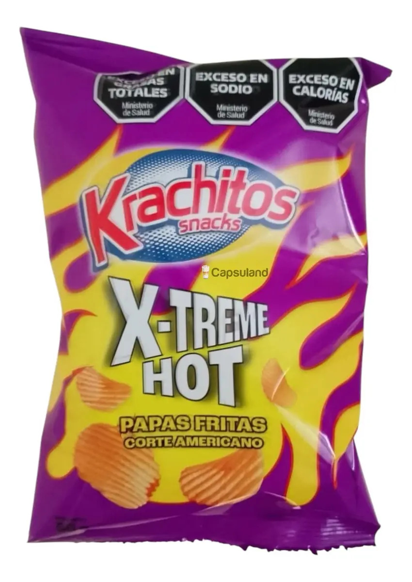 PAPAS FRITAS C/AMERIC. X-TREME HOT, KRACHITOS, 55 gr