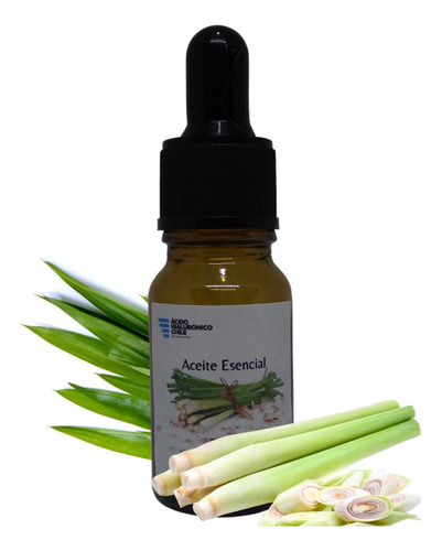 Aceite Esencial De Lemongrass 100% Puro Y Orgánico 10 Ml