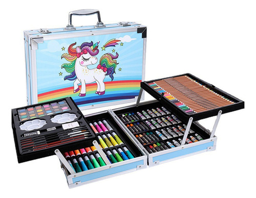 Set De Arte Profesional, Colores Lápices Kit Dibujo 145pcs