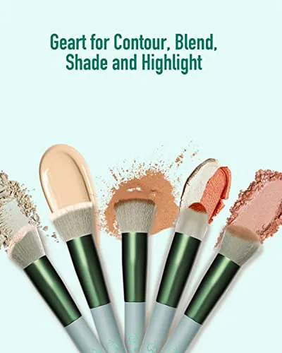 Set De Brochas De Maquillaje - 16 Pzs Bestope Pro Premium Si