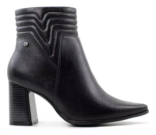 Ankle Boot Salto Grosso MercadoLivre
