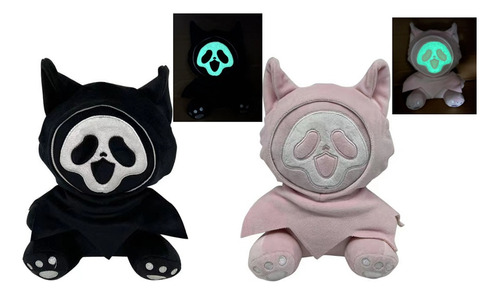 2pcs Ghostcat Face Qc Hell Peluche Muñeca Cumpleaño Regalo