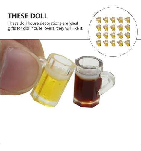 Jarra De Cerveza Mini, Modelo De Simulación, 20 Unidades