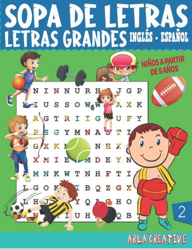 Libro: Sopa De Letras Inglés-español Niños A Partir De 5 Año