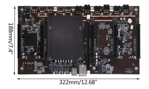 Placa Minera Btc X79 H61 5 Slots Pci 3.0 Cpu+ram 