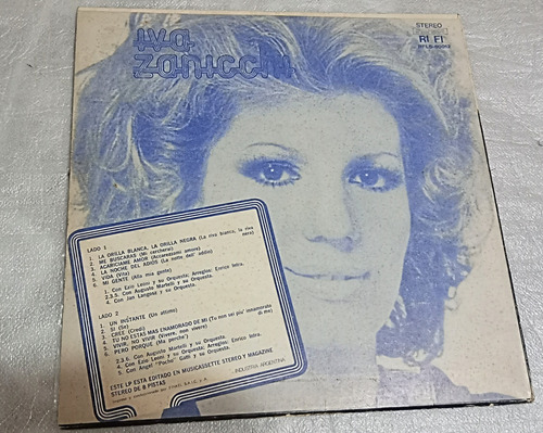 Iva Zanicchi La Orilla Blanca, La Orilla Negra (l.p) Disco (Usado)