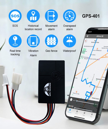 Localizador Alarma Gps Tracker Coban 4g Lte Moto Auto Tk401