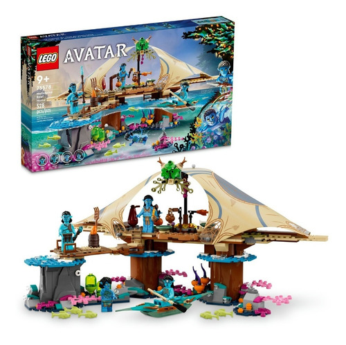 Kit Lego Avatar Hogar En El Arrecife De Los Metkayina 75578 Cantidad de piezas 528