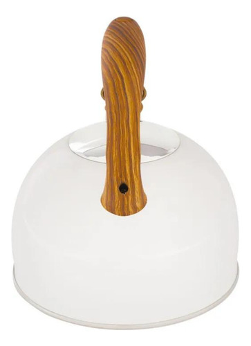Tetera 2.5lt Acero Inoxidable Blanco Mor