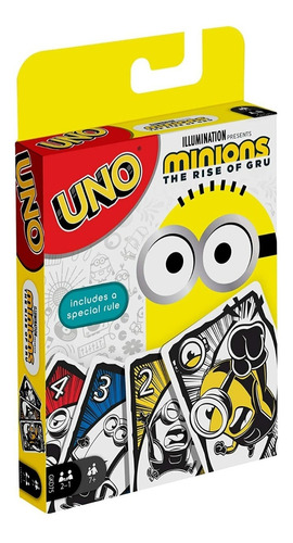 Uno Juego De Cartas Minions Para 2 A 10 Jugadores