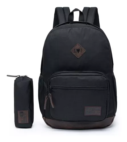 Mochila Bolsa Cavalera Moda Casual Feminina Passeio Antifurto Reforçada  Preto - Escorrega o Preço